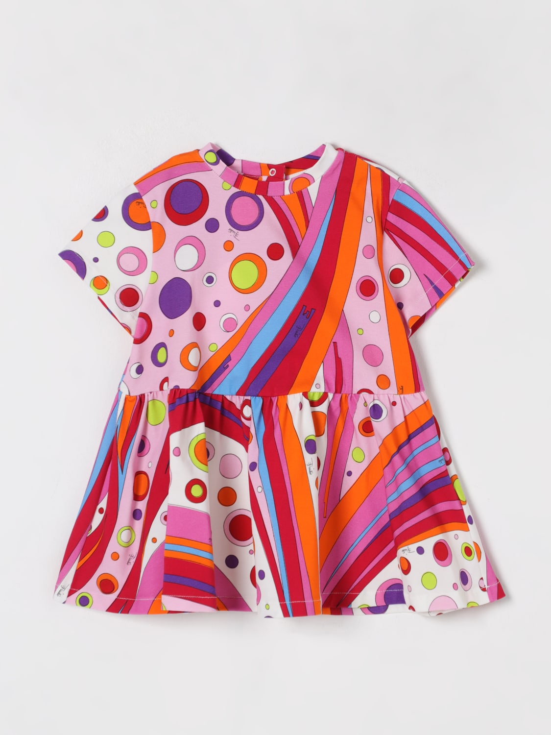 PUCCI ROMPER: Romper kids Pucci, Orange - Img 1