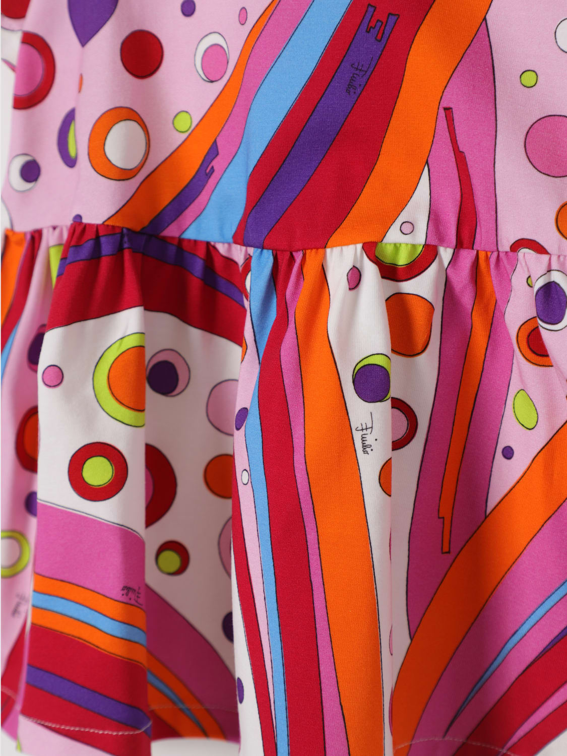 PUCCI ROMPER: Romper kids Pucci, Orange - Img 3