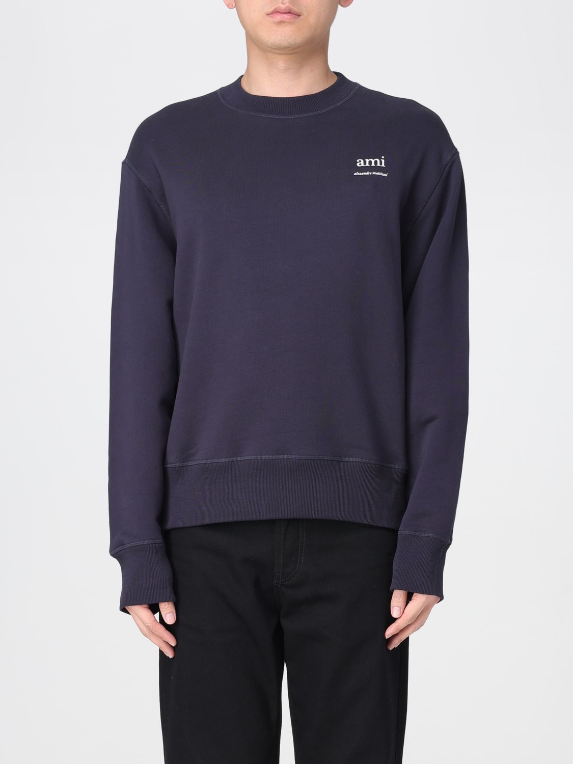 AMI PARIS SWEATSHIRT: Sweatshirt men Ami Paris, Blue - Img 1