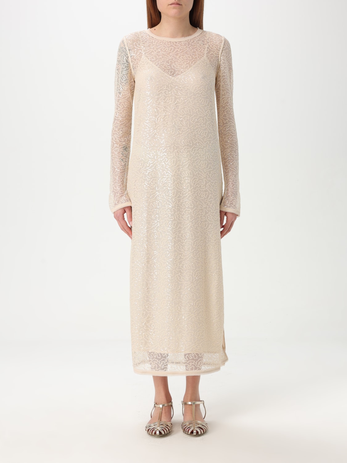 ワンピース PINKO Woman Dress Sand 104709A2EX C03 PINKO: Dress woman - Sand | Pinko dress 104709A2EX online at