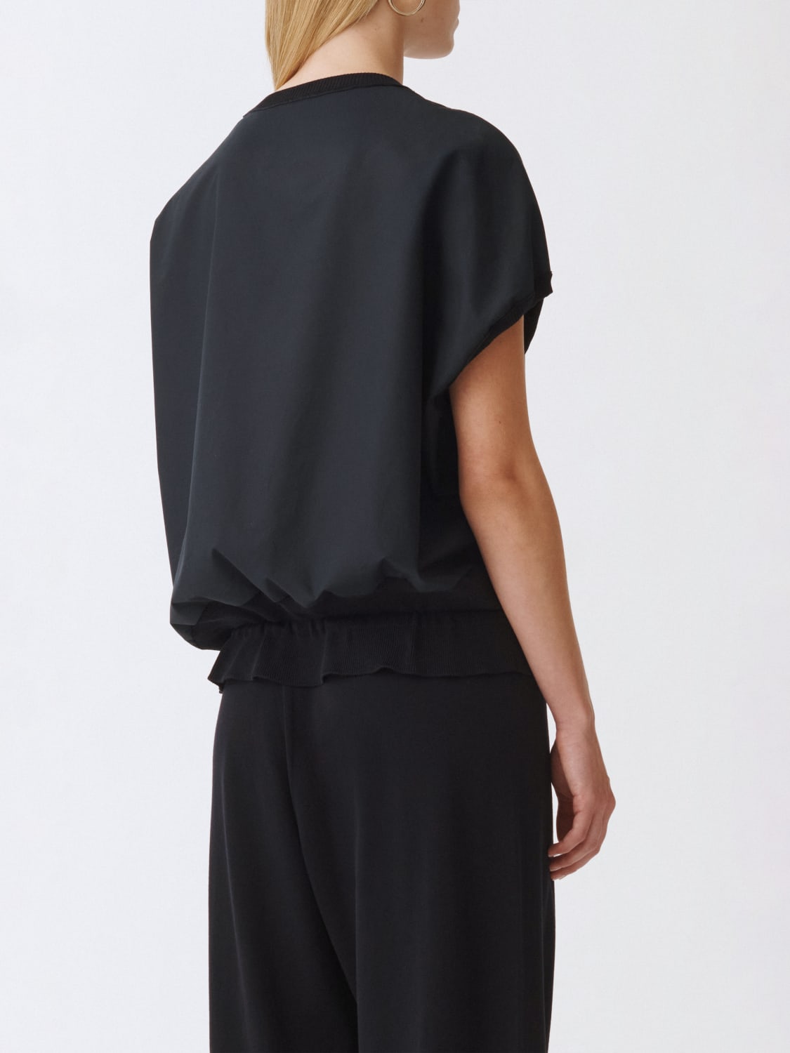 FABIANA FILIPPI: cotton t-shirt - Blue | Fabiana Filippi t