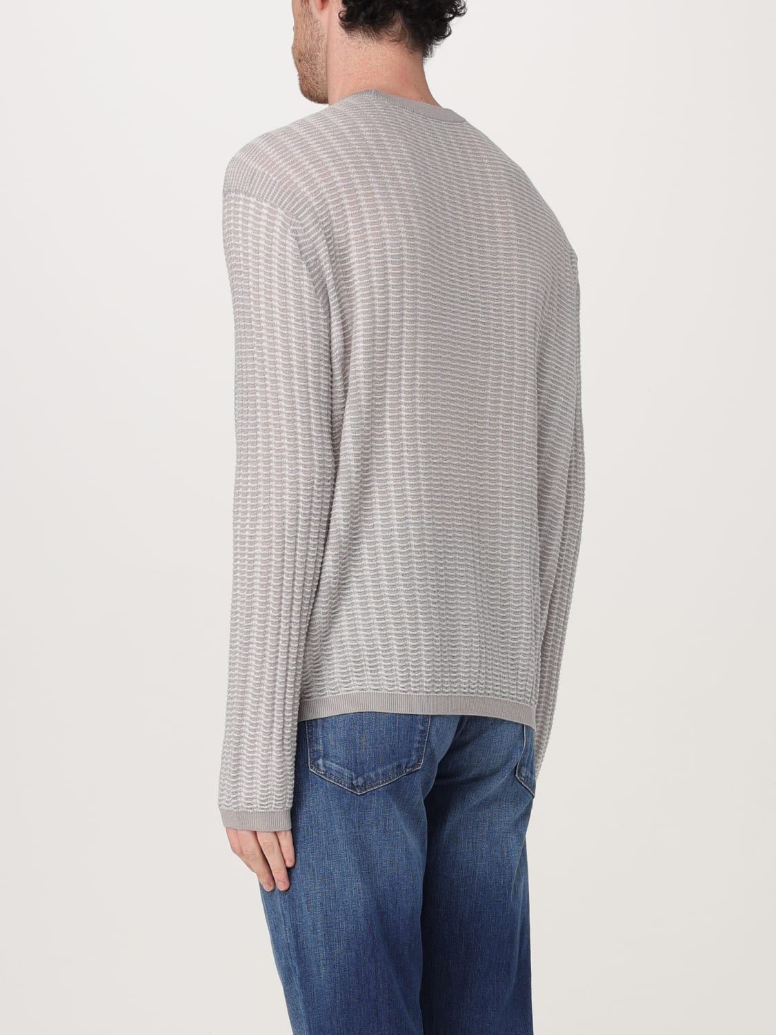 EMPORIO ARMANI SWEATER: Sweater men Emporio Armani, Beige - Img 2