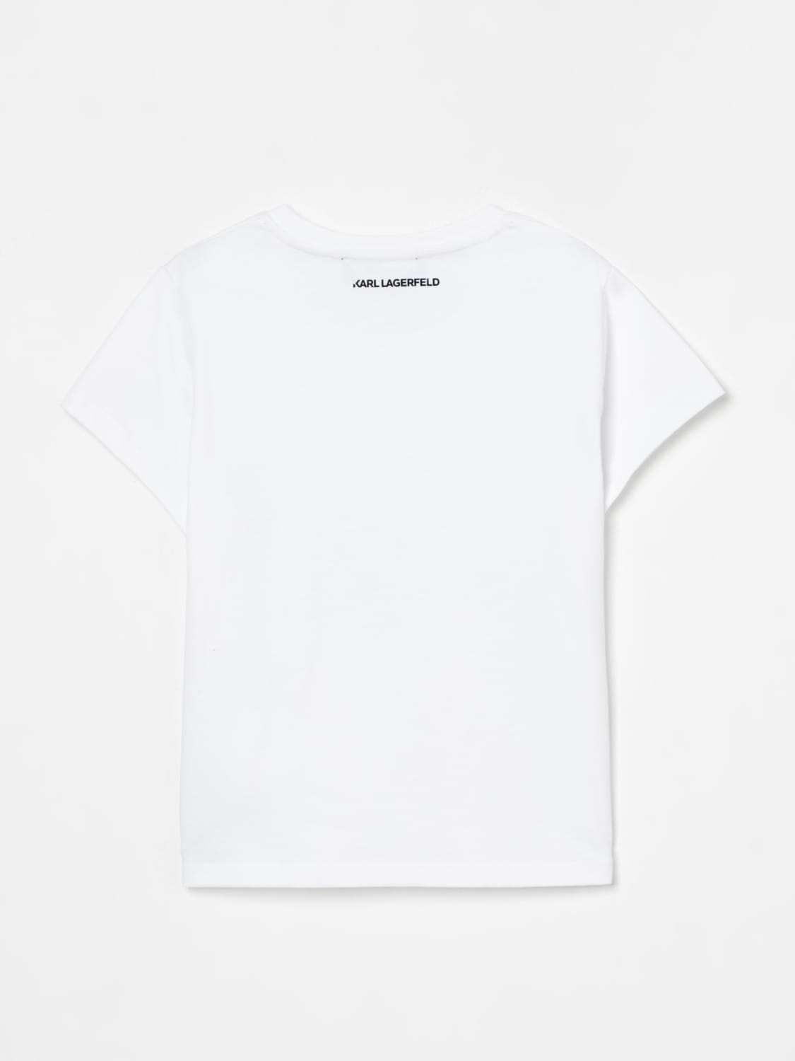 KARL LAGERFELD KIDS T-SHIRT: T-shirt enfant Karl Lagerfeld Kids, Blanc - Img 2