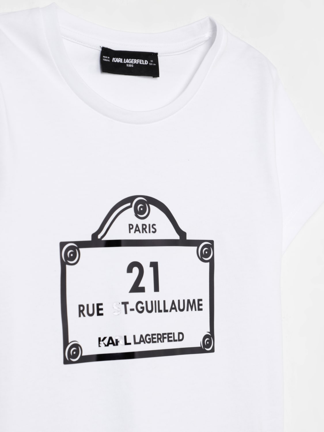 KARL LAGERFELD KIDS T-SHIRT: T-shirt enfant Karl Lagerfeld Kids, Blanc - Img 3