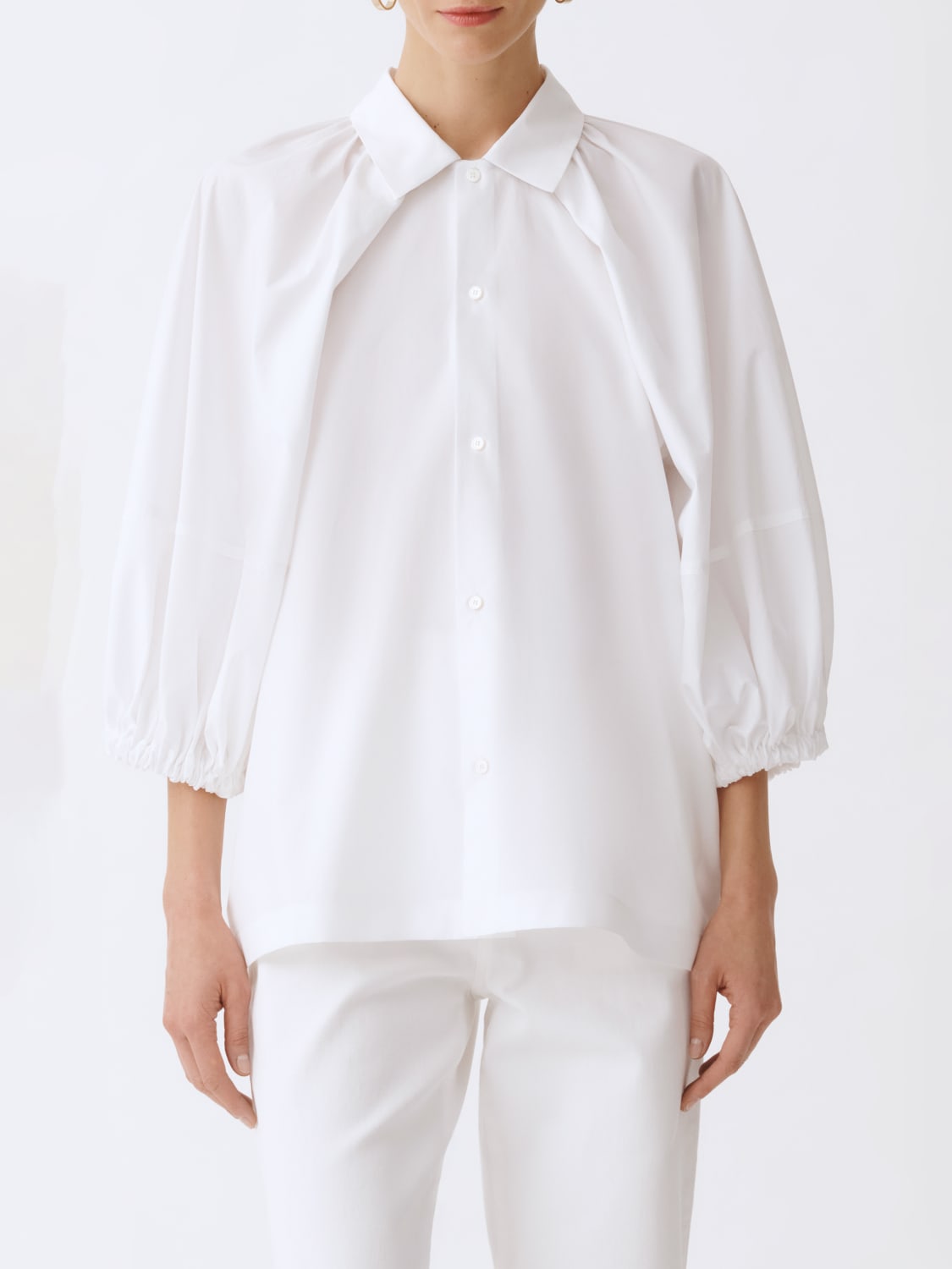 FABIANA FILIPPI HEMDBLUSE: Hemdbluse damen Fabiana Filippi, Weiß - Img 1