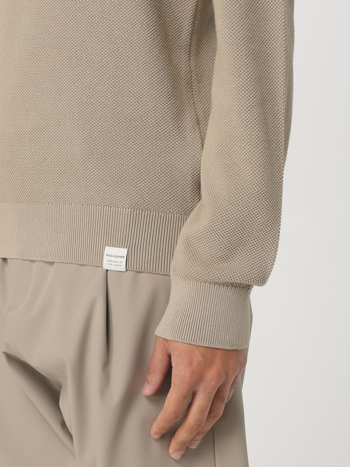 PAUL & SHARK PULL: Pull homme Paul & Shark, Beige - Img 3