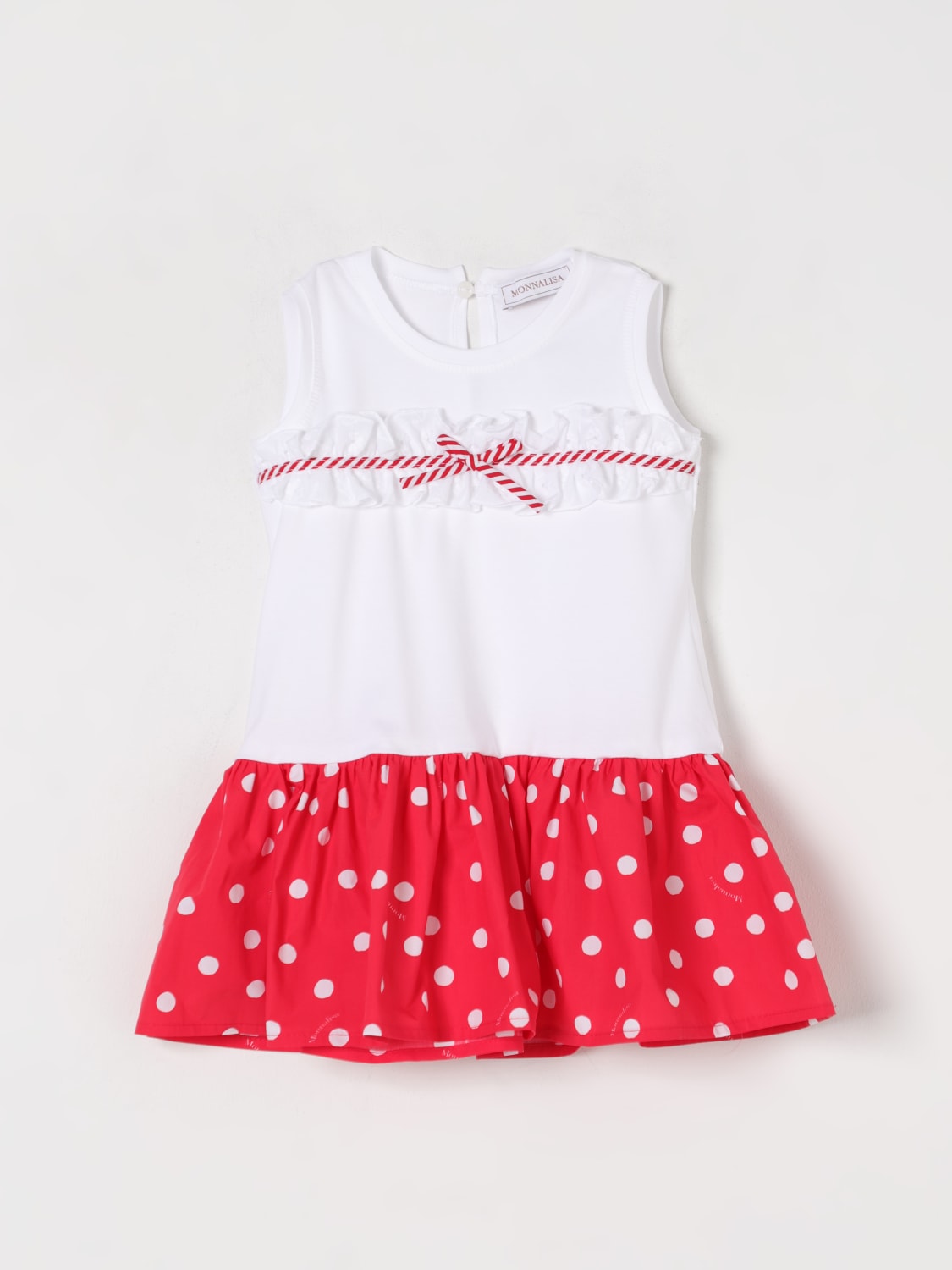 MONNALISA 롬퍼: 롬퍼 남아 Monnalisa, 레드 - Img 1
