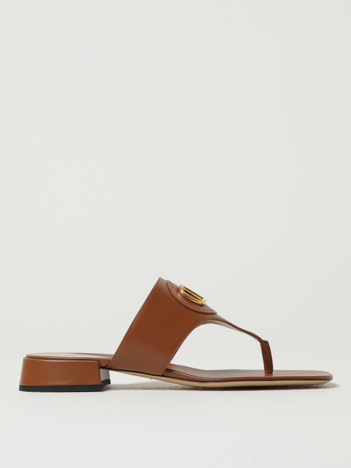 VALENTINO GARAVANI: Ballet flats woman - Brown | Valentino