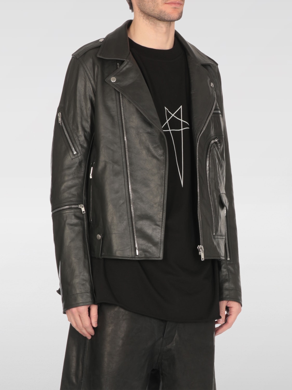 RICK OWENS JACKET: Jacket men Rick Owens, Black - Img 3