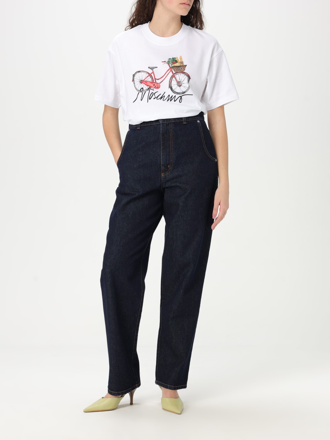 デニム・ジーパン MOSCHINO COUTURE Woman Jeans Blue 03010422 0510 MOSCHINO COUTURE: Jeans woman - Blue | Moschino Couture