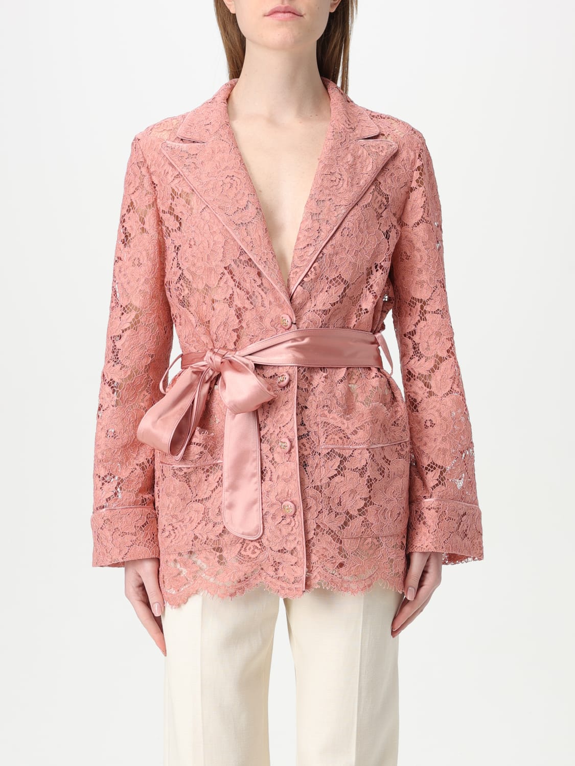 DOLCE & GABBANA CHEMISE: Chemise femme Dolce & Gabbana, Rose - Img 1