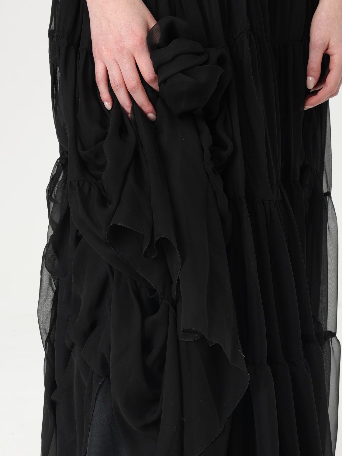 N° 21 Woman Dress Black H1115159 9000 N° 21: Dress woman - Black | N° 21 dress H1115586 online at