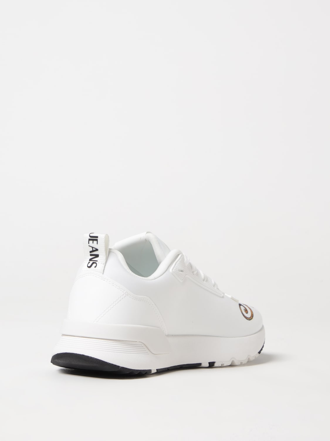 VERSACE JEANS COUTURE SNEAKERS: Sneakers Baroque Versace Jeans Couture in pelle e nylon stampato , Bianco - Img 3