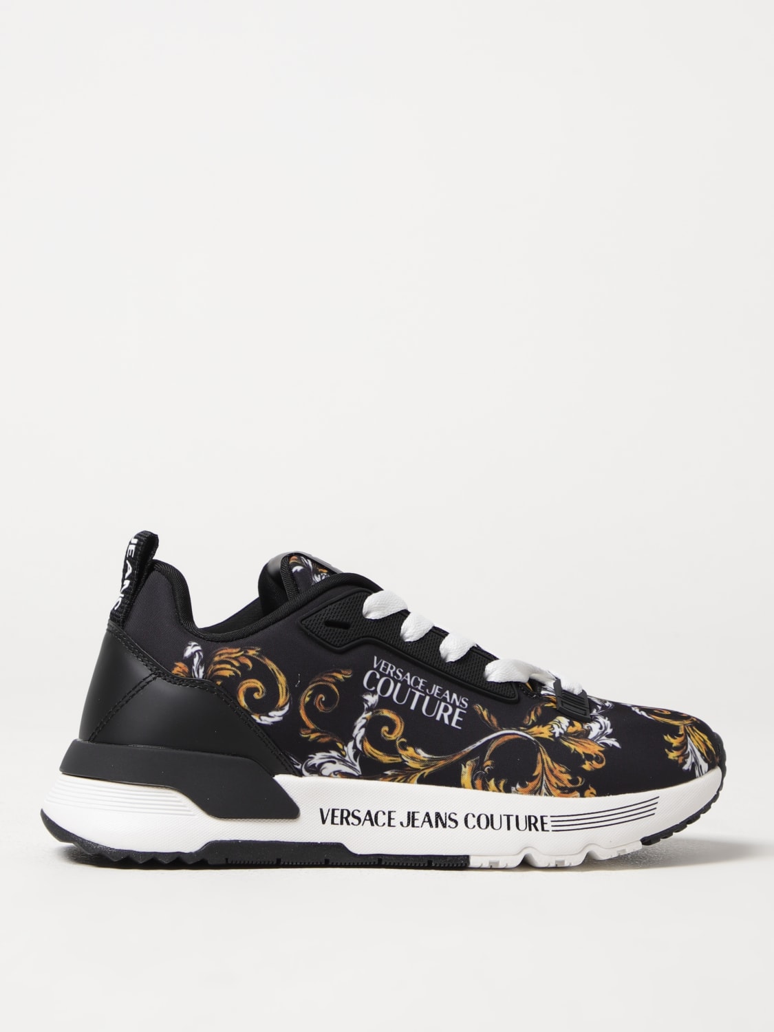 VERSACE JEANS COUTURE SNEAKERS: Shoes woman Versace Jeans Couture, Black - Img 1