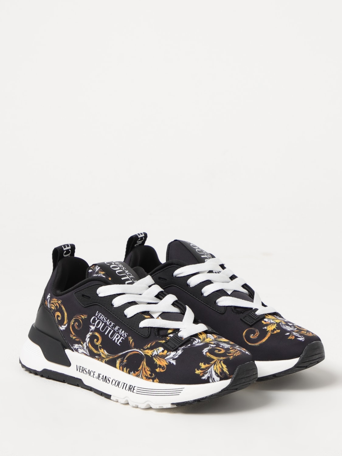 VERSACE JEANS COUTURE SNEAKERS: Shoes woman Versace Jeans Couture, Black - Img 2