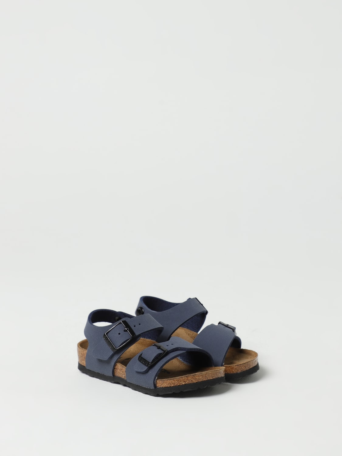 BIRKENSTOCK SCARPE: Sandalo New York Birkenstock in Birko-Flor®, Blue - Img 2