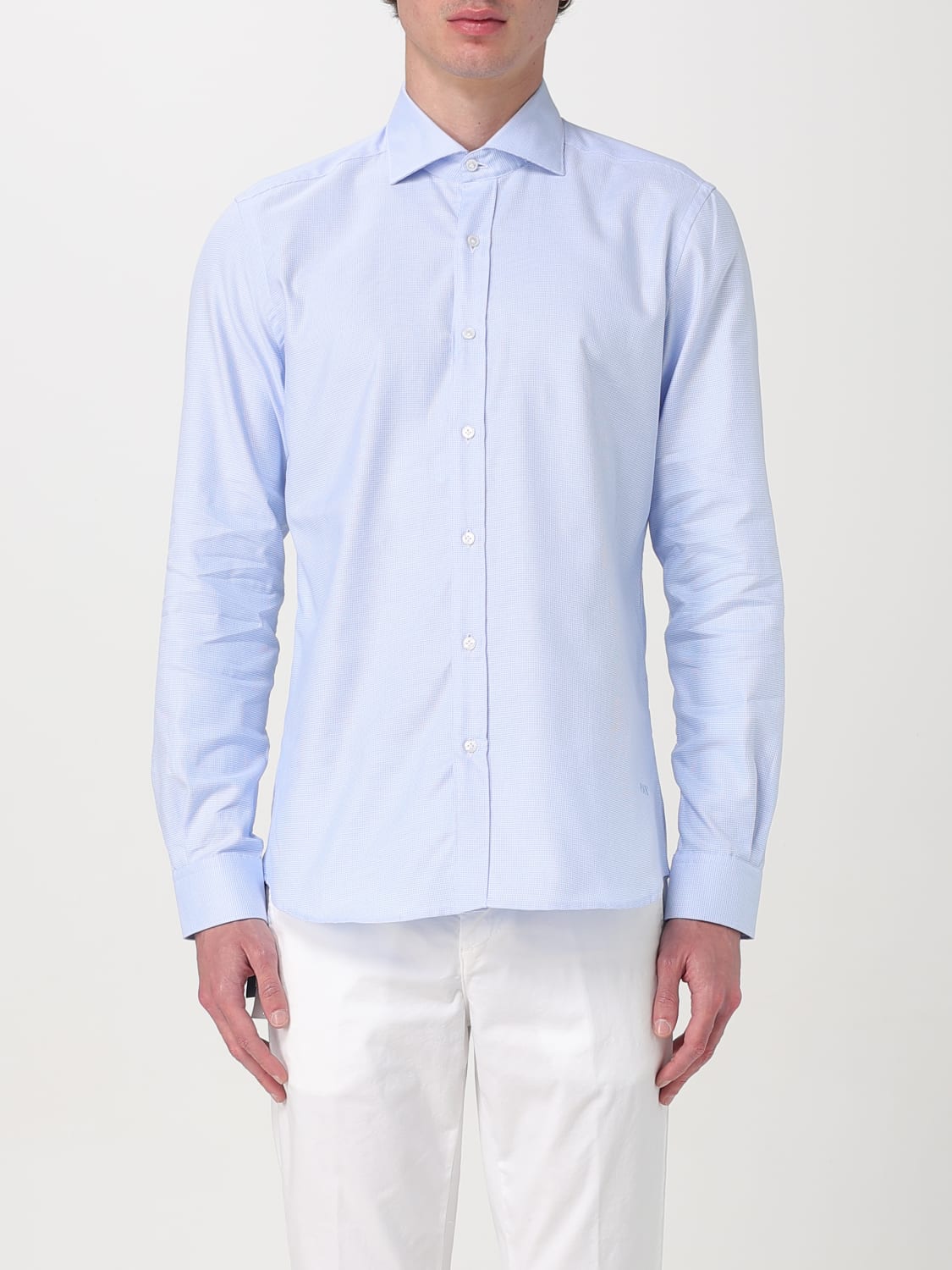 FAY SHIRT: Shirt men Fay, Sky Blue - Img 1