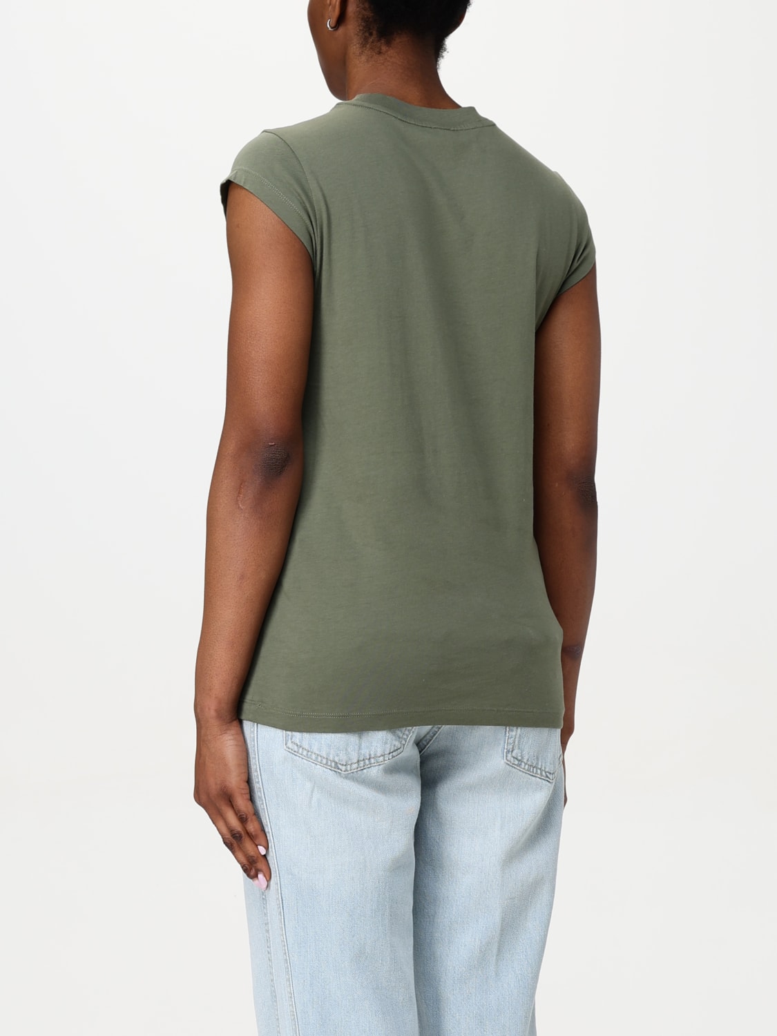 PINKO: T-shirt woman - Green | Pinko t-shirt 104603A2D7