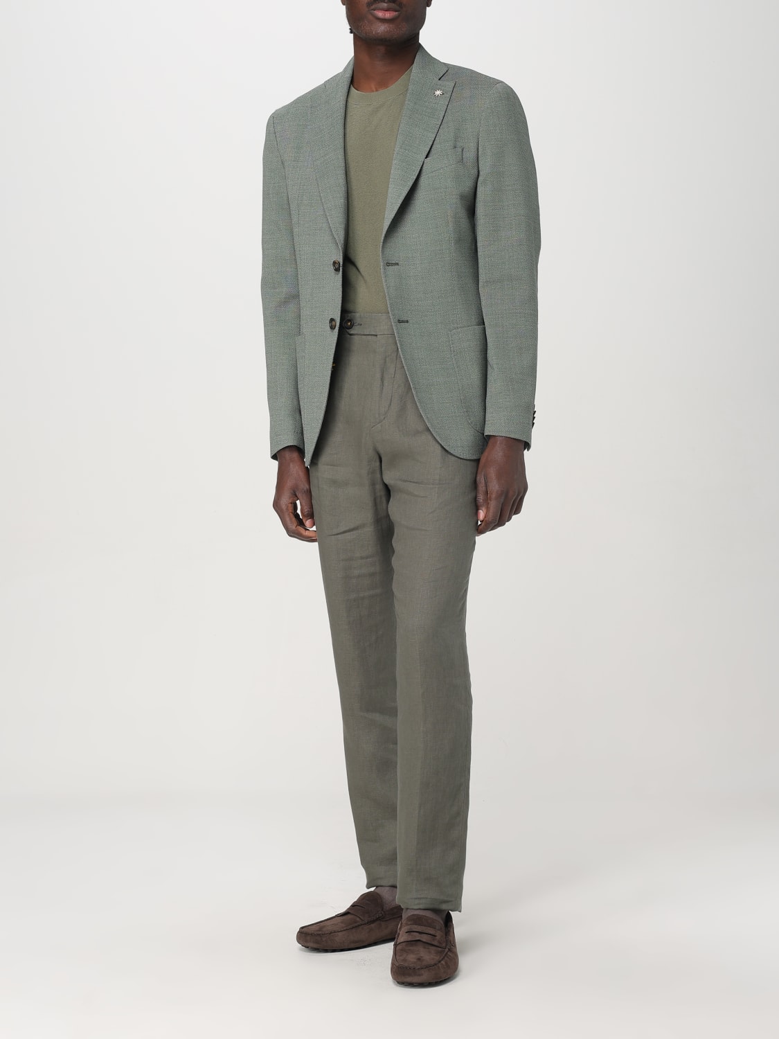 MANUEL RITZ JACKET: Blazer men Manuel Ritz, Green - Img 2