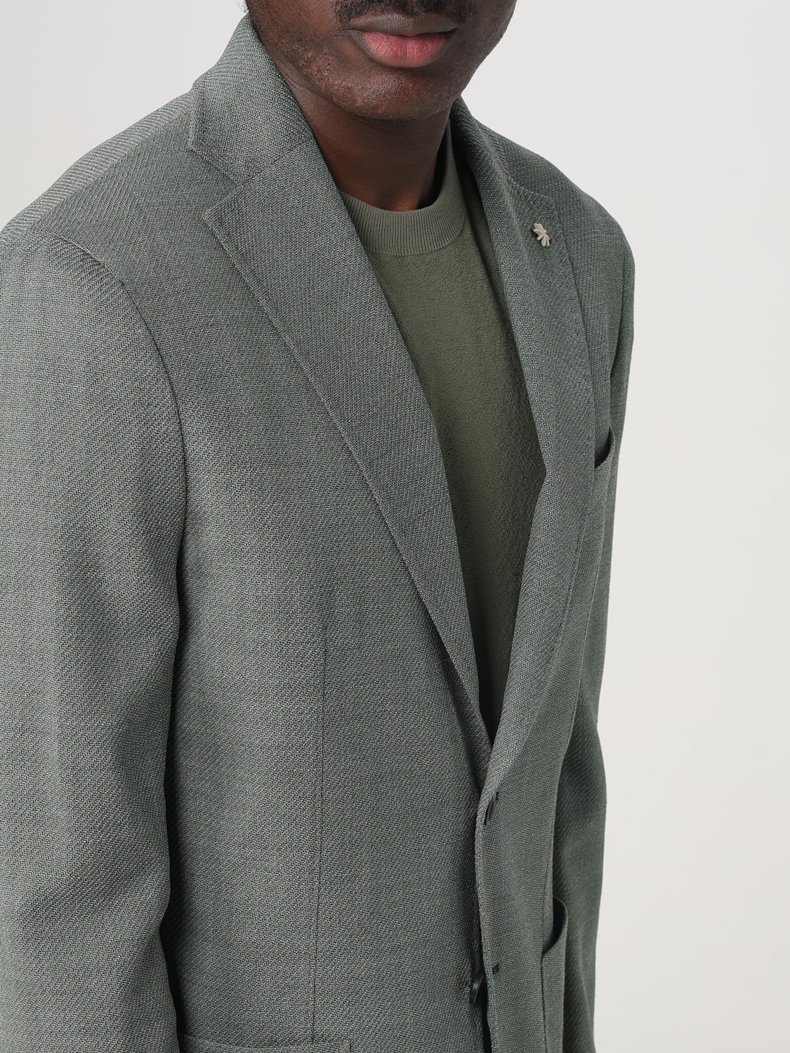 MANUEL RITZ JACKET: Blazer men Manuel Ritz, Green - Img 5