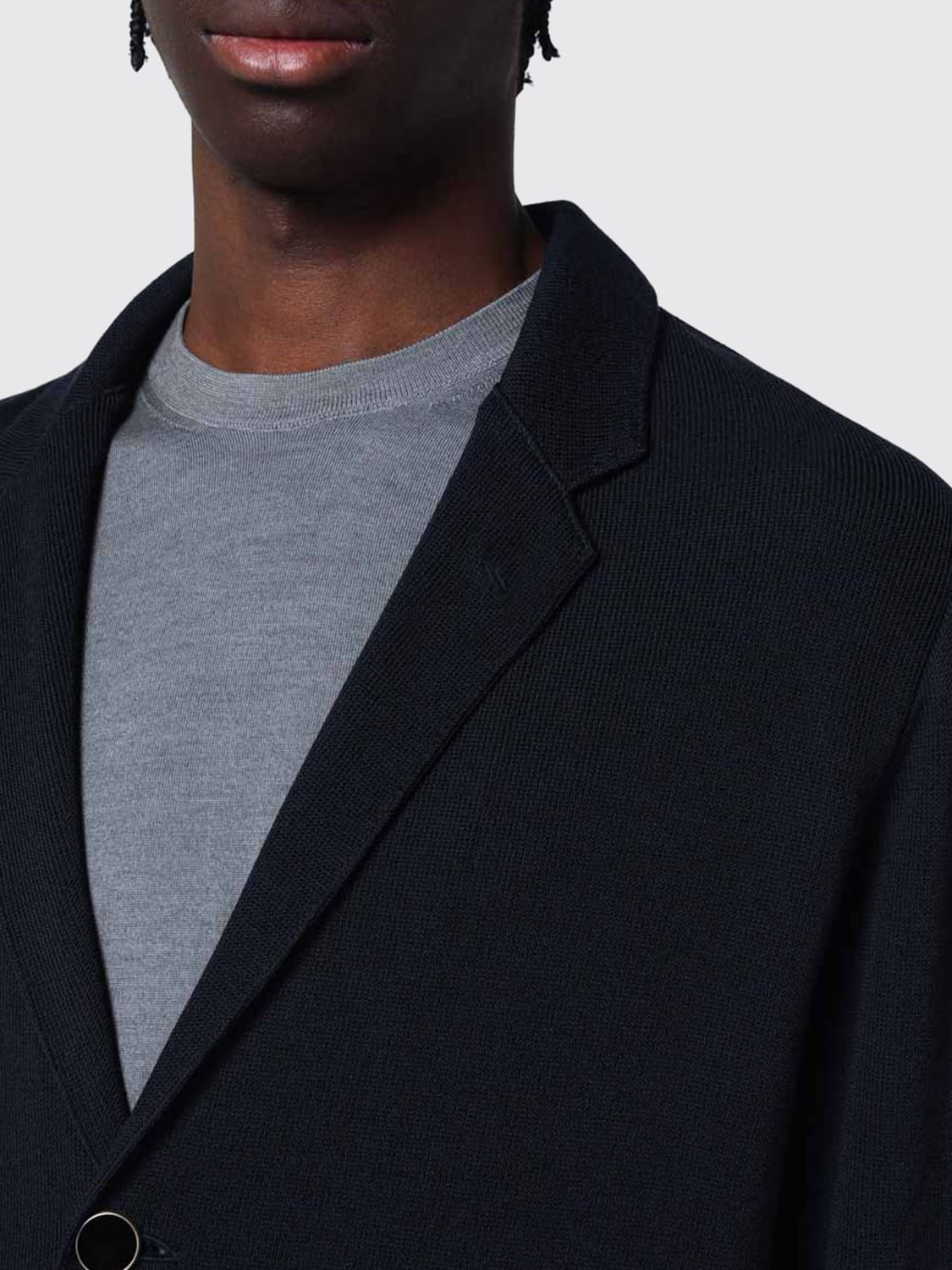 LARDINI JACKET: Blazer men Lardini, Navy - Img 4