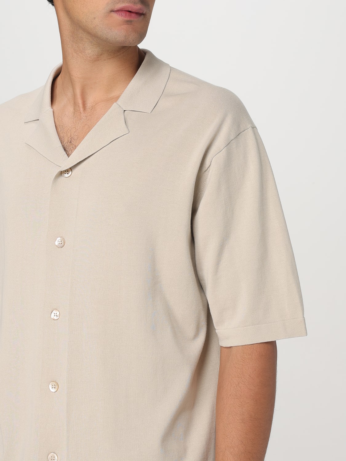 ASPESI HEMD: Hemd herren Aspesi, Sand - Img 3