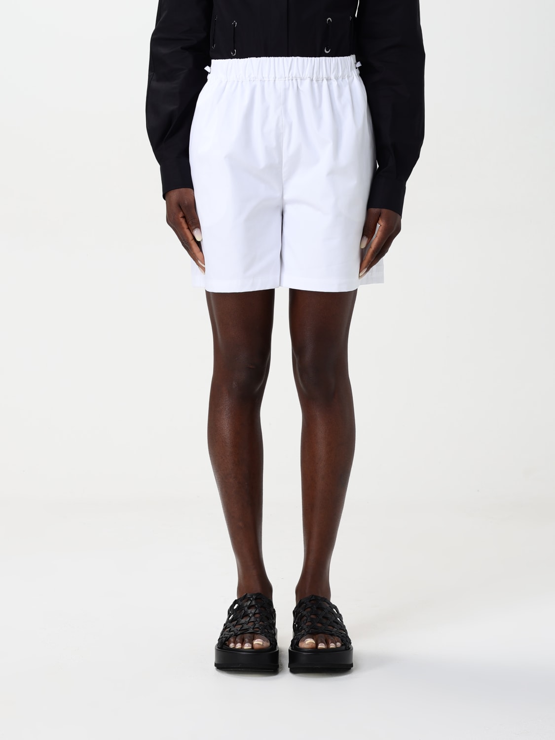 ショートパンツ MAX MARA Women Straight Pants 2511141022600 001 WHITE MAX MARA: Pants woman - White | Max Mara short 2511141022600