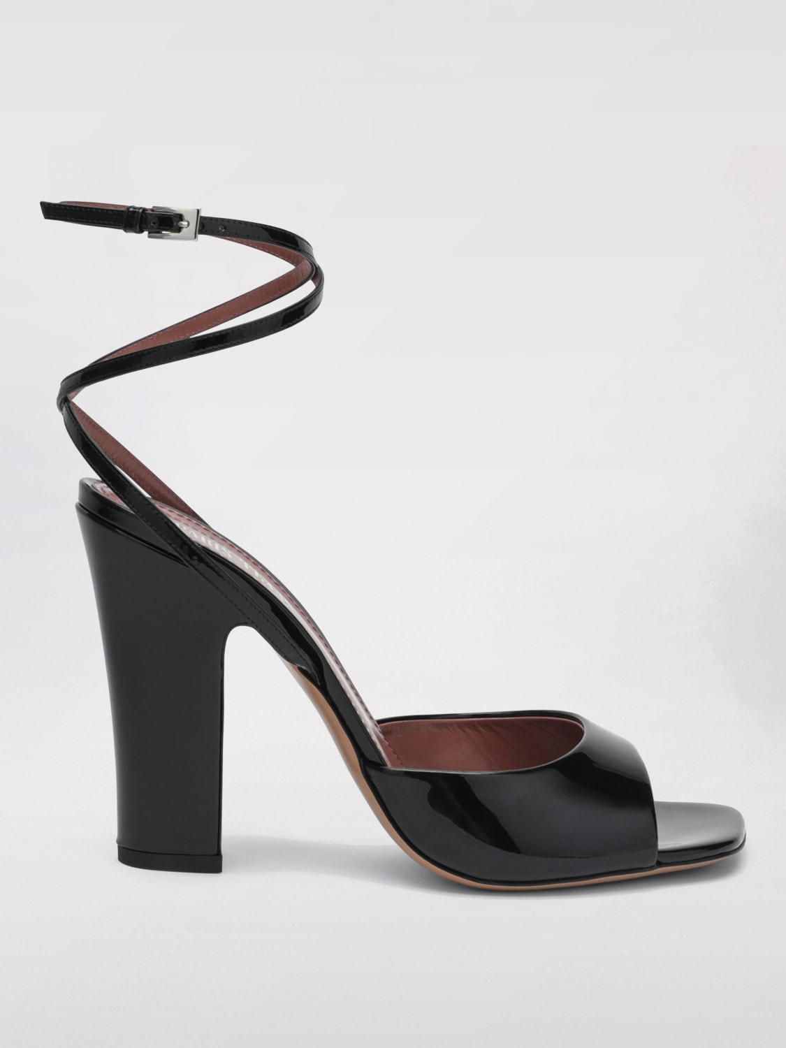 サンダル・ミュール PARIS TEXAS Women Sandals PX1543XVN01 BLK PINK PARIS TEXAS: Flat sandals woman - Black | Paris Texas heeled