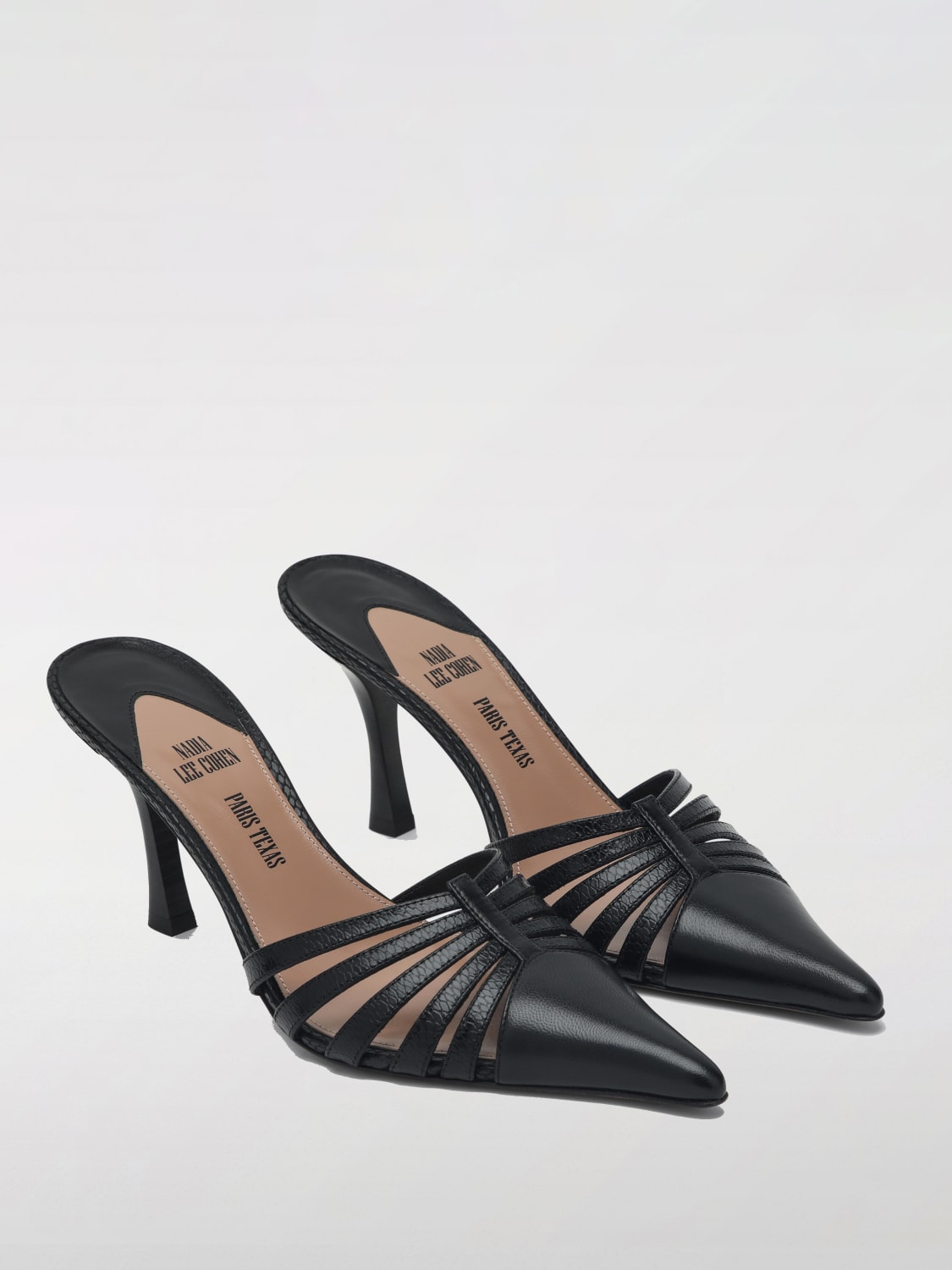 パンプス PARIS TEXAS SHOES (PXNL02XSHPT BLACK) PARIS TEXAS: Flat sandals woman - Black | Paris Texas heeled