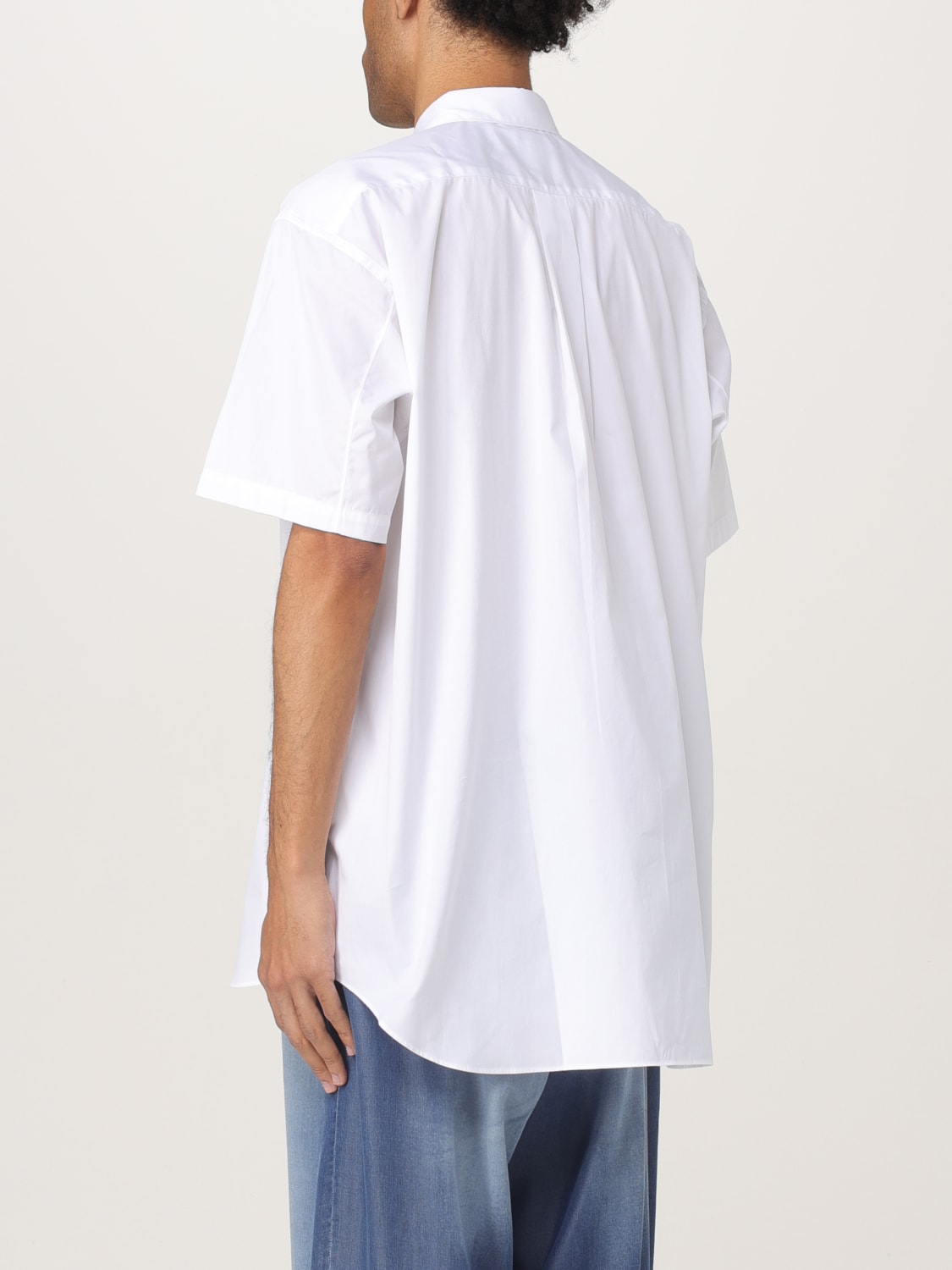 COMME DES GARÇONS 衬衫: 衬衫 男士 Comme Des Garçons, 白色 - Img 3