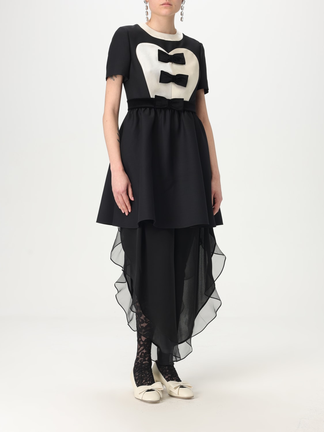 VALENTINO DRESS: Dress woman Valentino, Black - Img 2
