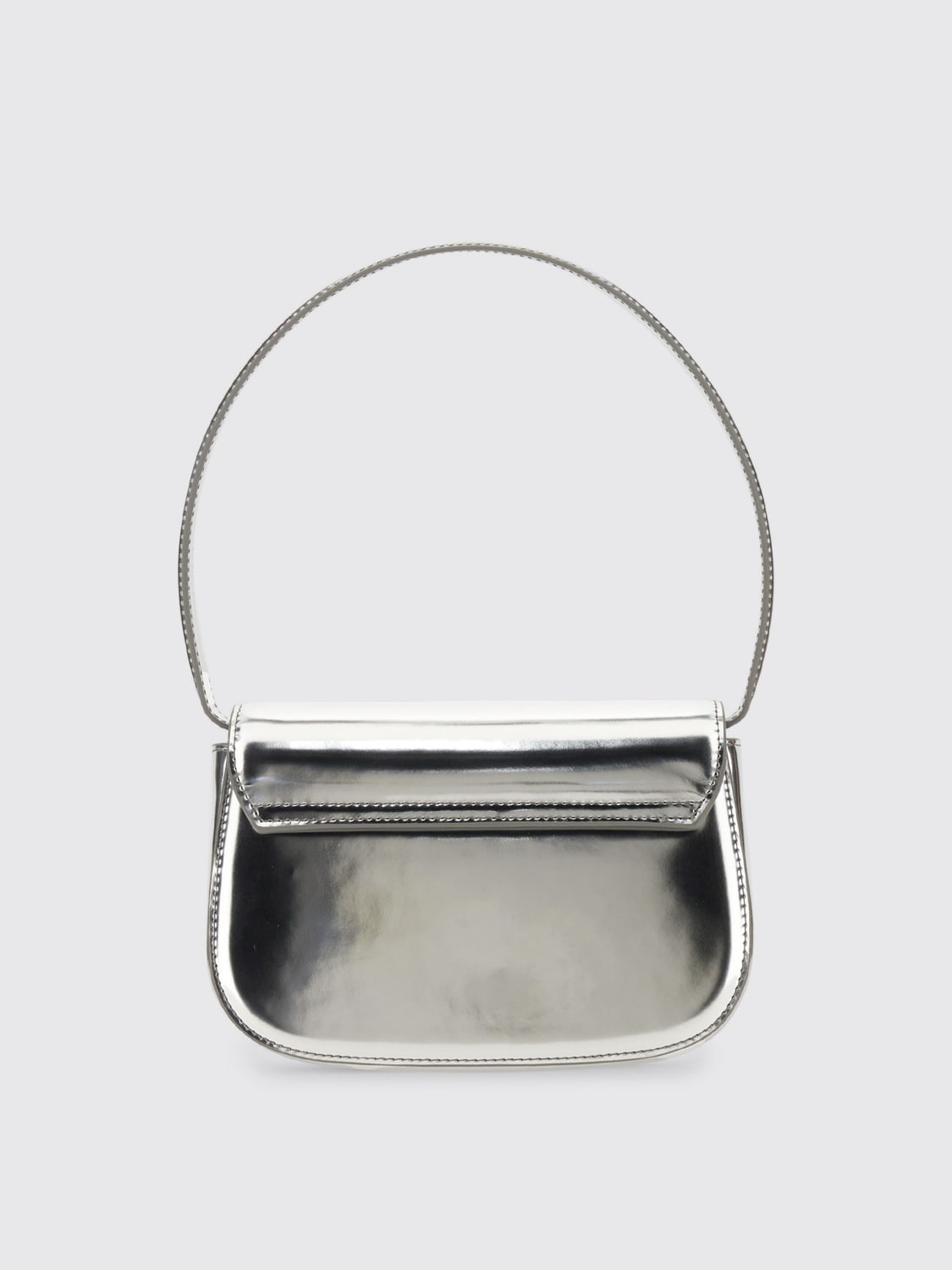 DIESEL SHOULDER BAG: Handbag woman Diesel, Silver - Img 2