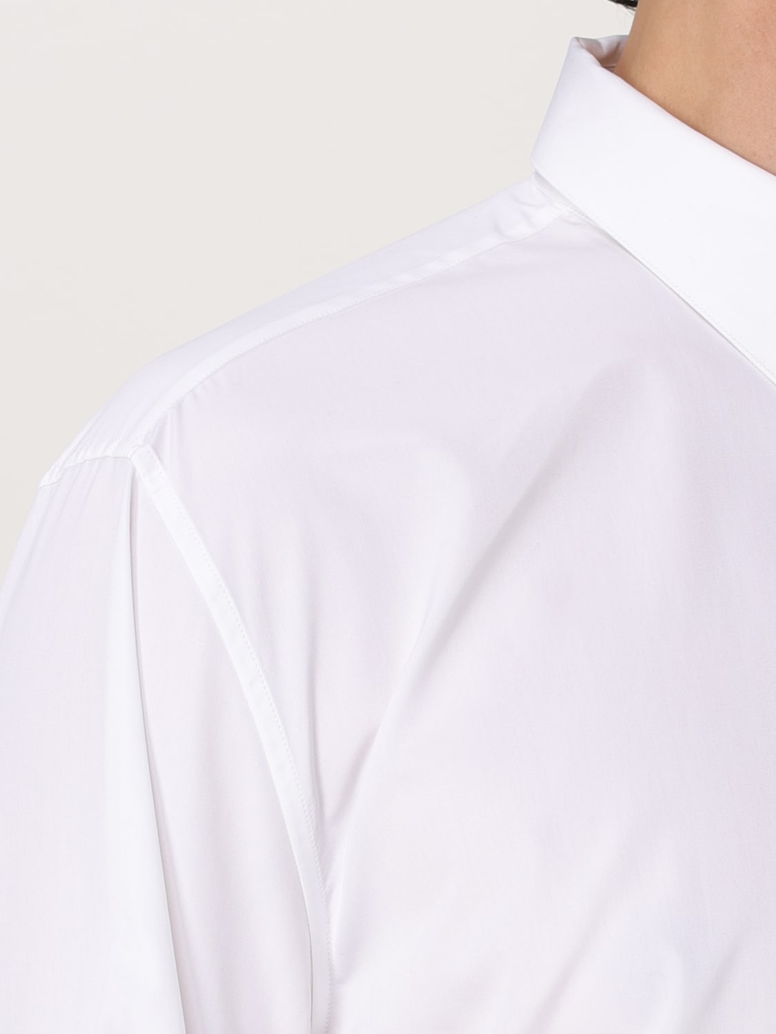 SAINT LAURENT CAMICIA: Camicia classica Saint Laurent in cotone , Bianco - Img 5