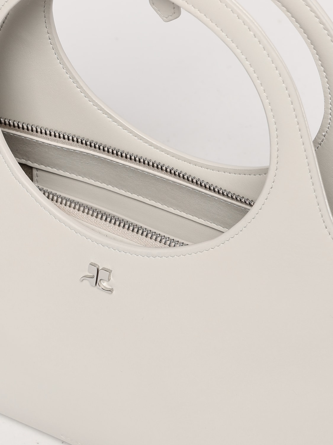 COURRÈGES HANDBAG: Handbag woman CourrÈges, White - Img 5