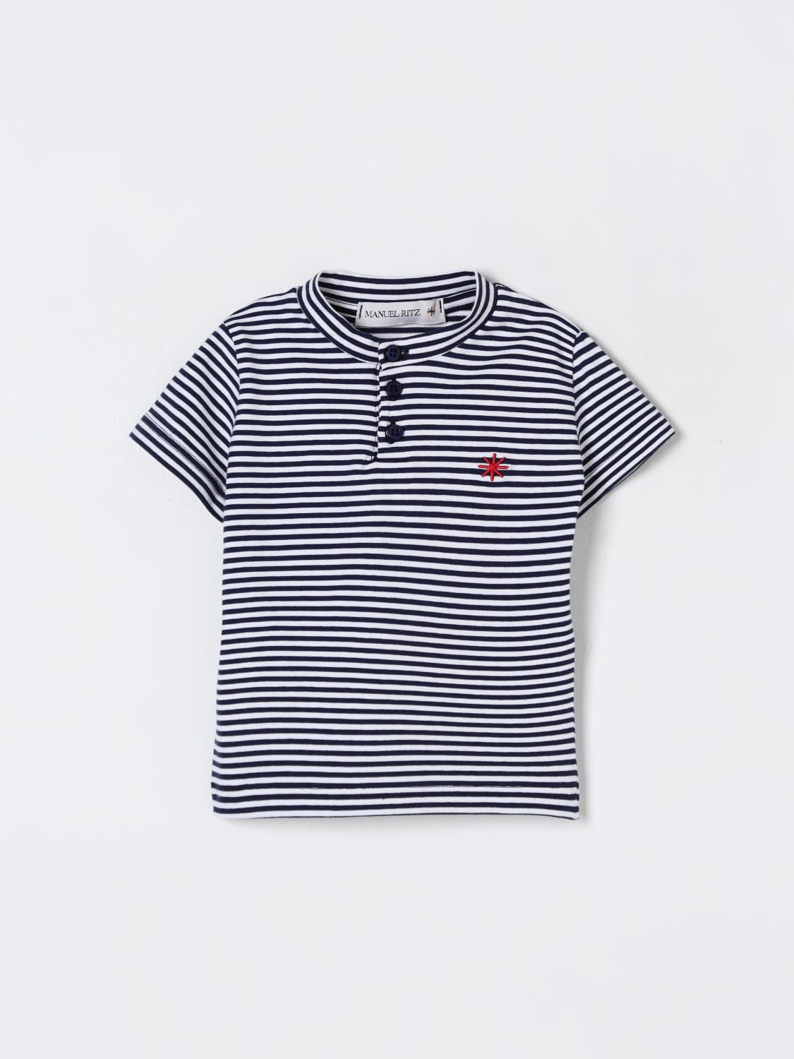 MANUEL RITZ T-SHIRT: T-shirt kids Manuel Ritz, Blue - Img 1