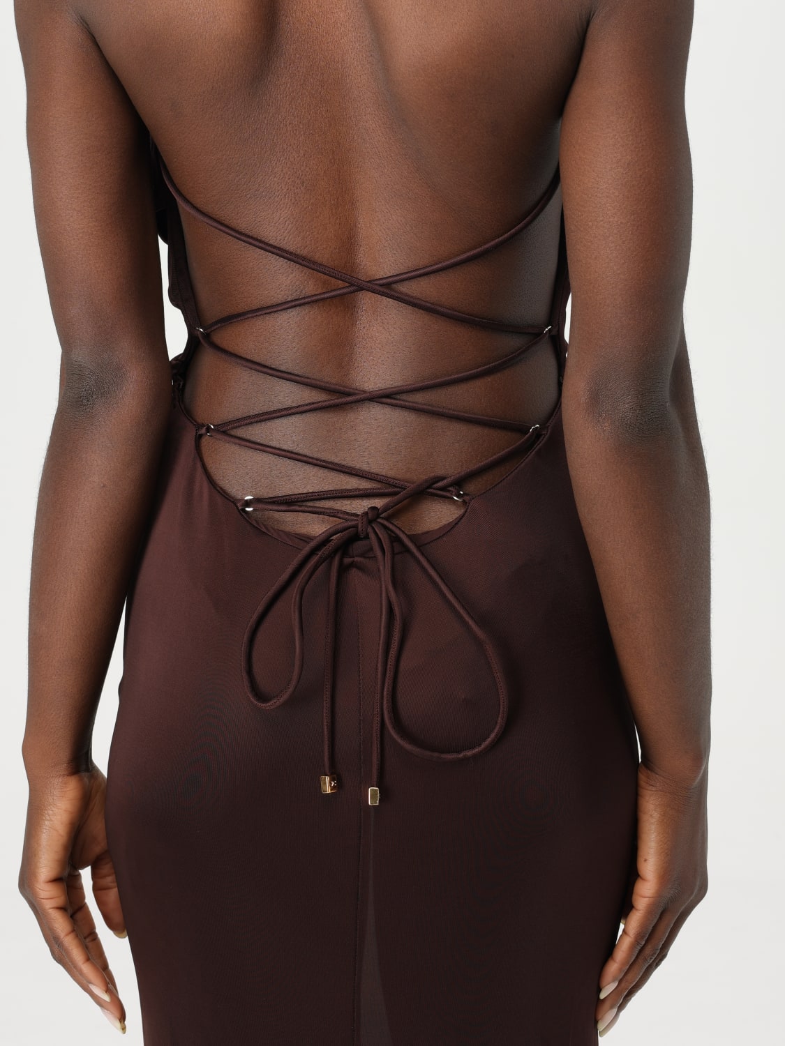 ワンピース ELISABETTA FRANCHI Woman Dress Brown ABR06 644 ELISABETTA FRANCHI: Dress woman - Brown | Elisabetta Franchi