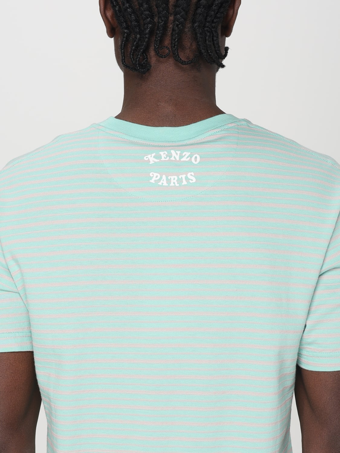 KENZO: T-shirt men - Green | Kenzo t-shirt FF55TS5464SD