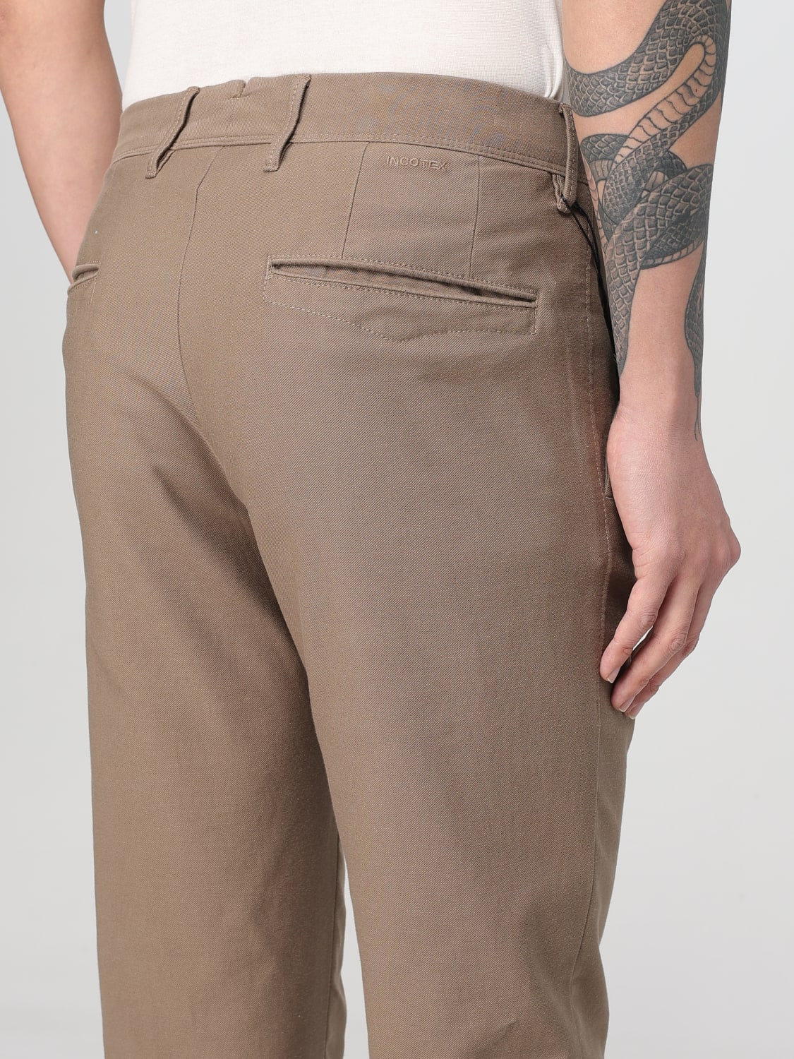 INCOTEX TROUSERS: Trousers men Incotex, White - Img 3