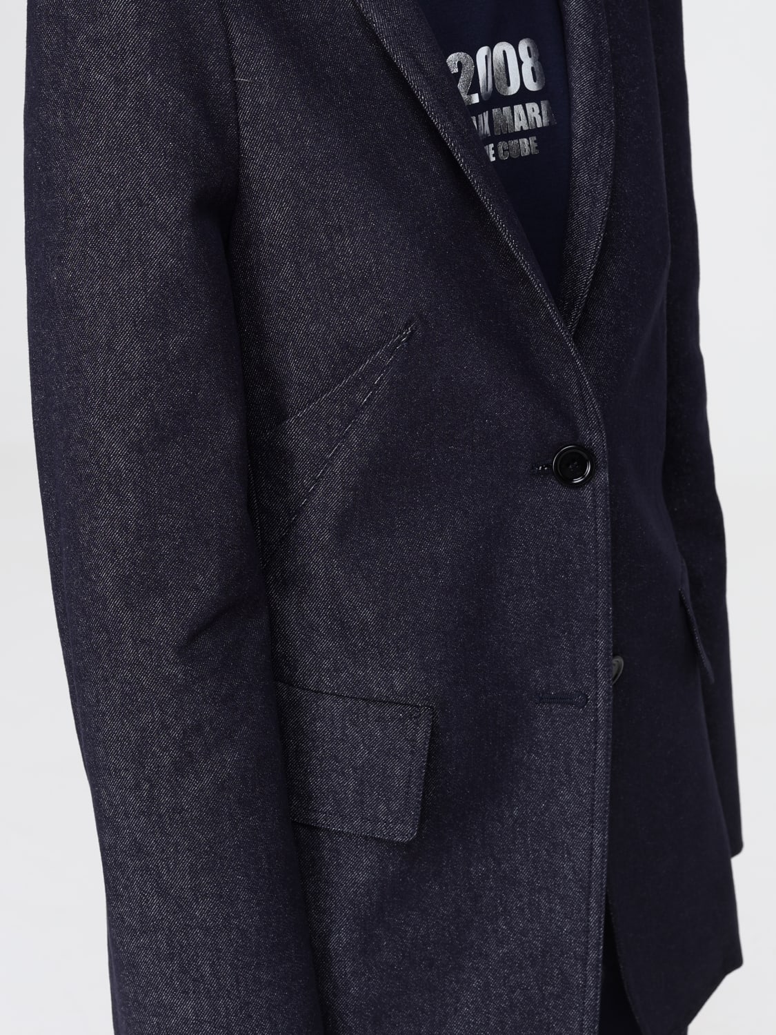 MAX MARA JACKET: Jacket woman Max Mara, Blue - Img 4