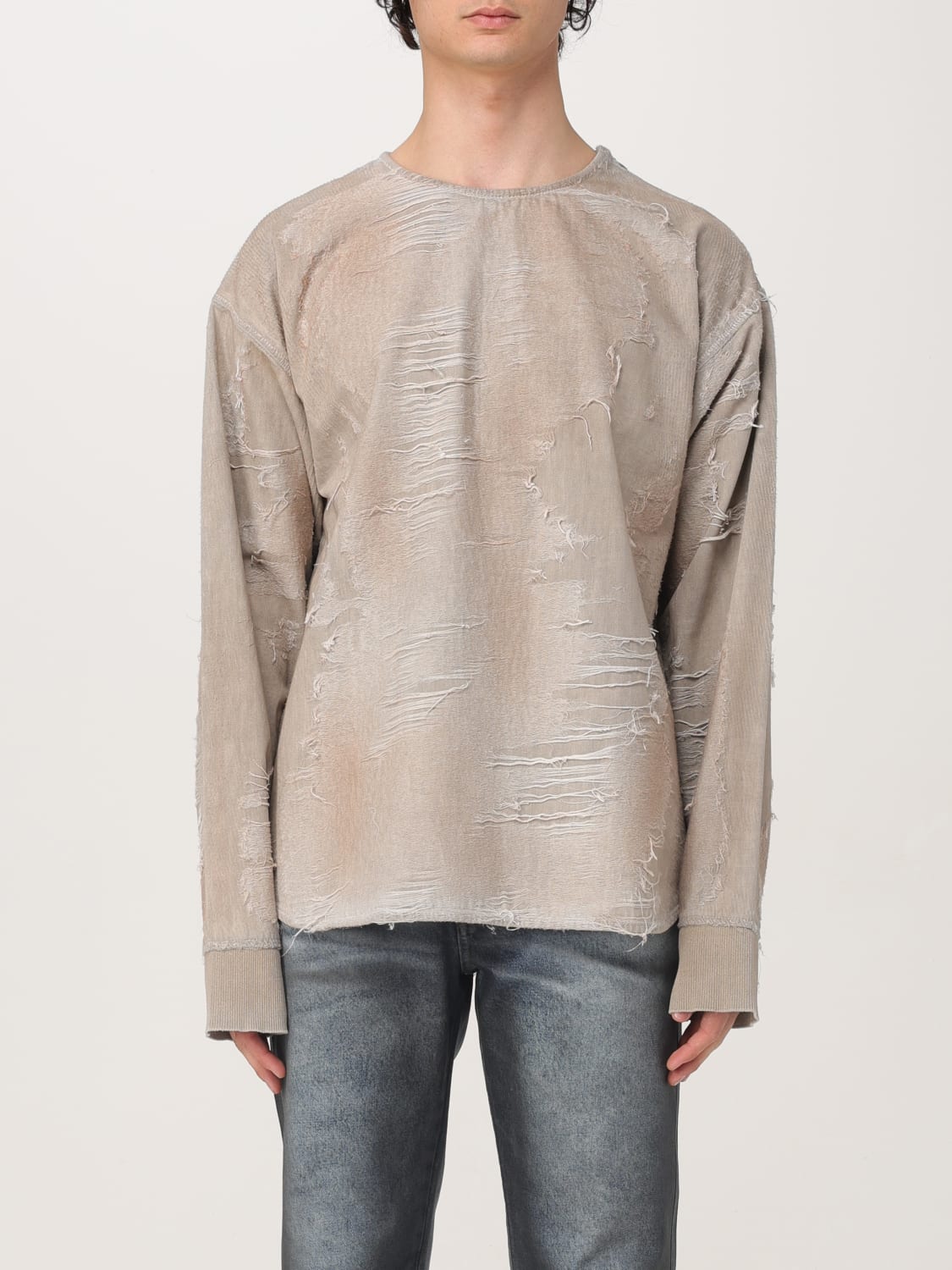 Tシャツ・カットソー DIESEL Men Sweatshirt Beige A18195007AU 9DU DIESEL：タンクトップ メンズ - ベージュ | GIGLIO.COM