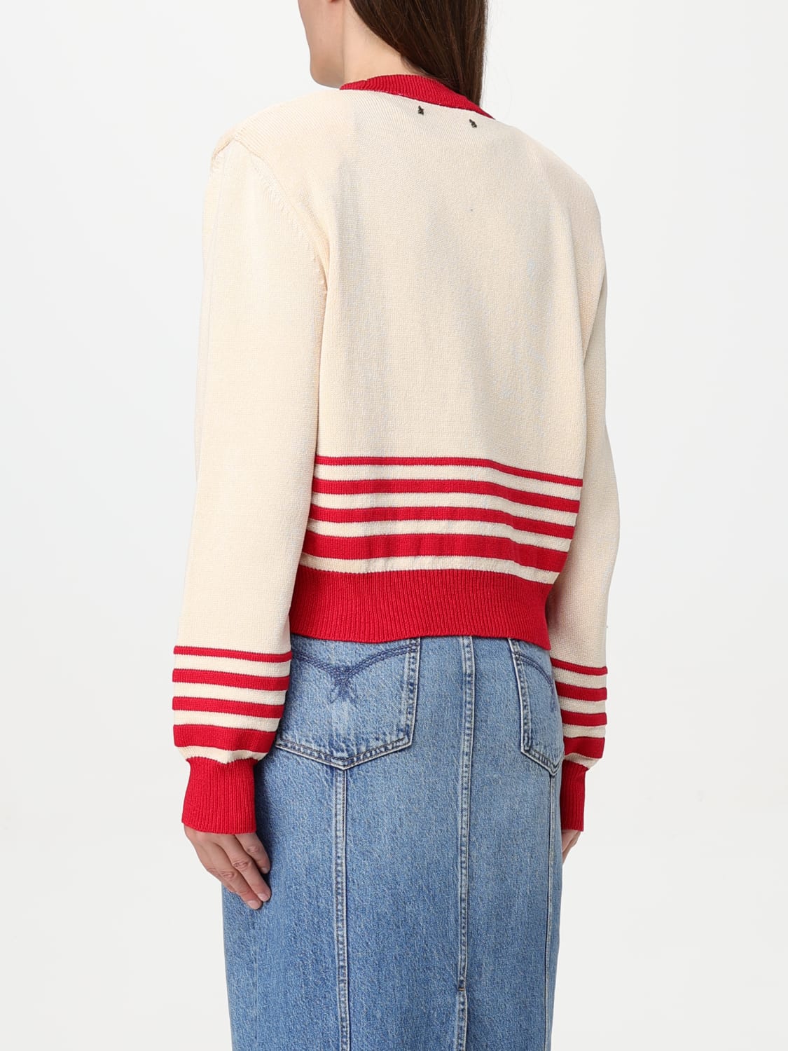 GOLDEN GOOSE PULL: Pull femme Golden Goose, Rouge - Img 2