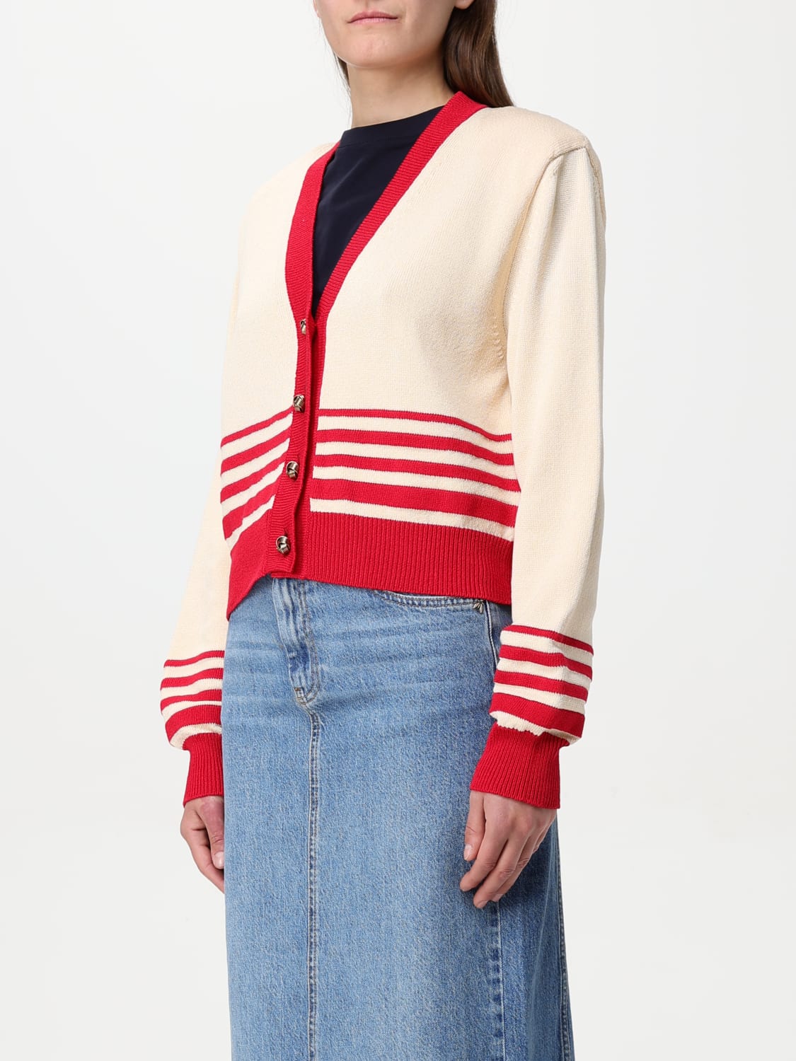 GOLDEN GOOSE PULL: Pull femme Golden Goose, Rouge - Img 3