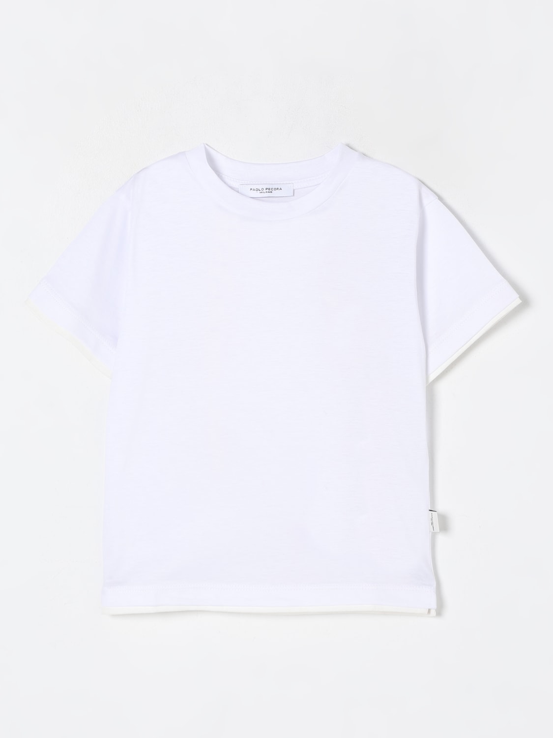 PAOLO PECORA T-SHIRT: T-shirt kids Paolo Pecora, White - Img 1