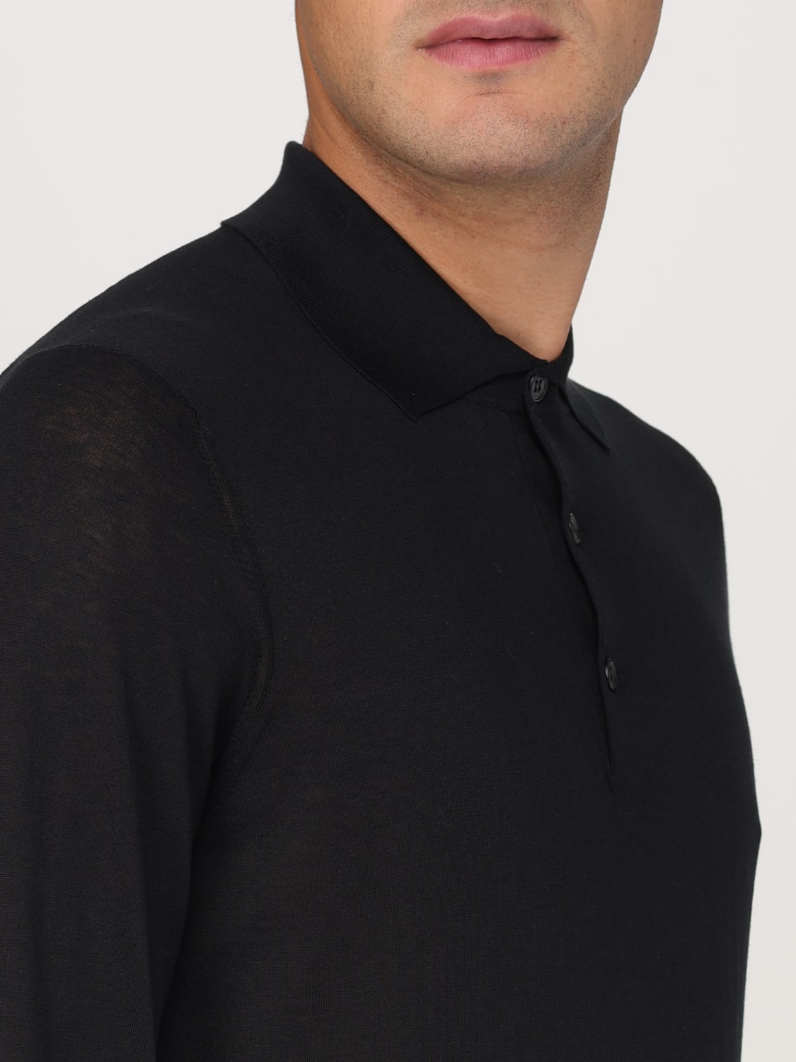 BRUNELLO CUCINELLI: Polo shirt men - Black | Brunello