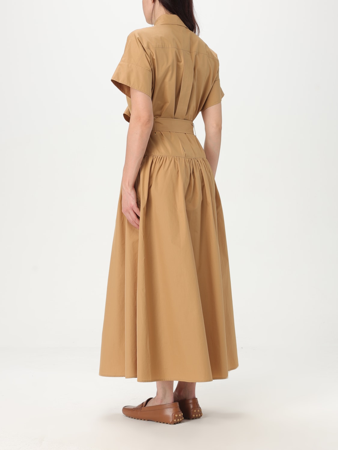 ワンピース MAX MARA Woman Dress Beige 2516691059600 001 Beige banjo silk midi dress Maxmara - women - MAXMARA