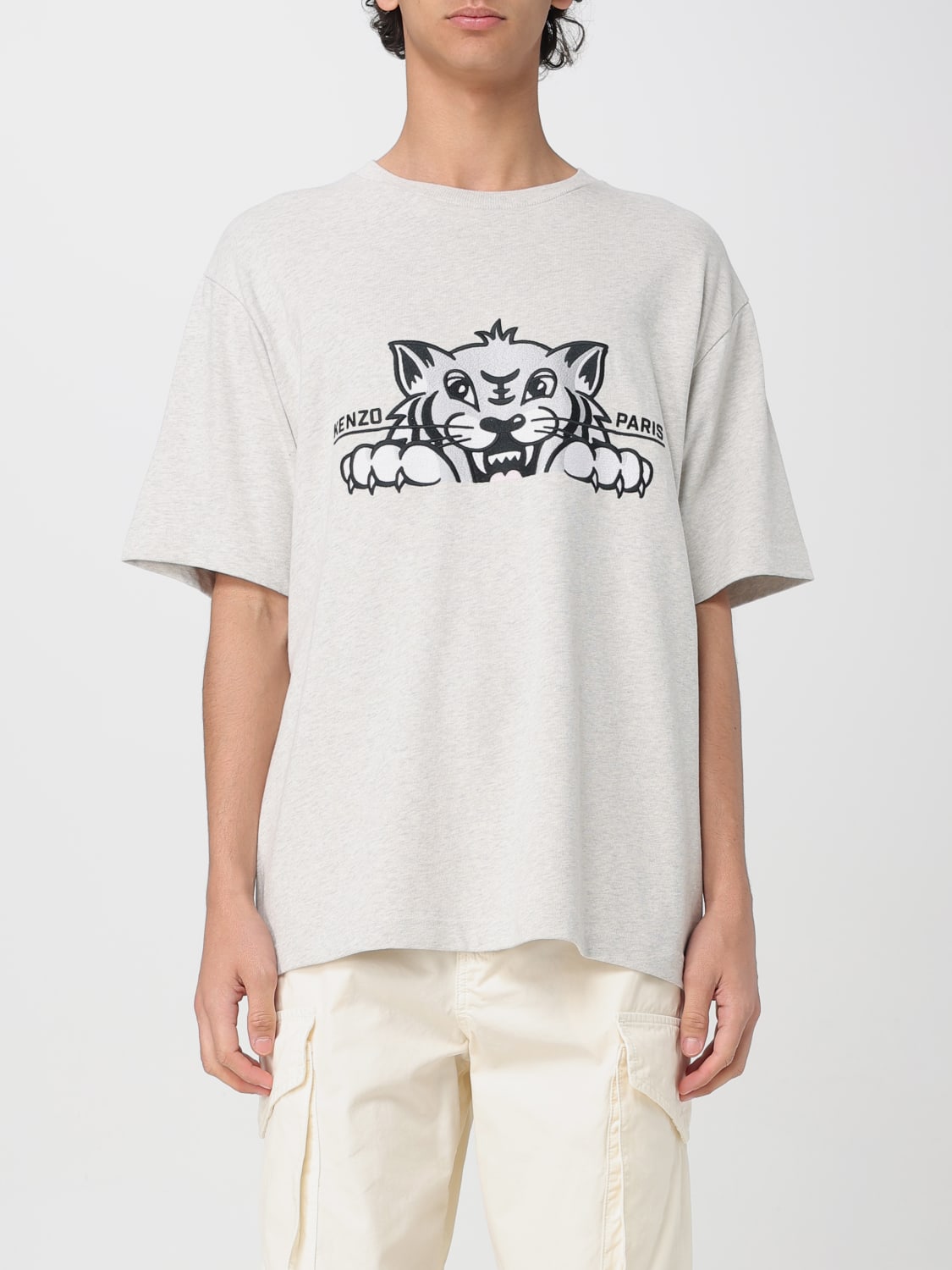 KENZO T-SHIRT: T-shirt men Kenzo, Grey - Img 1