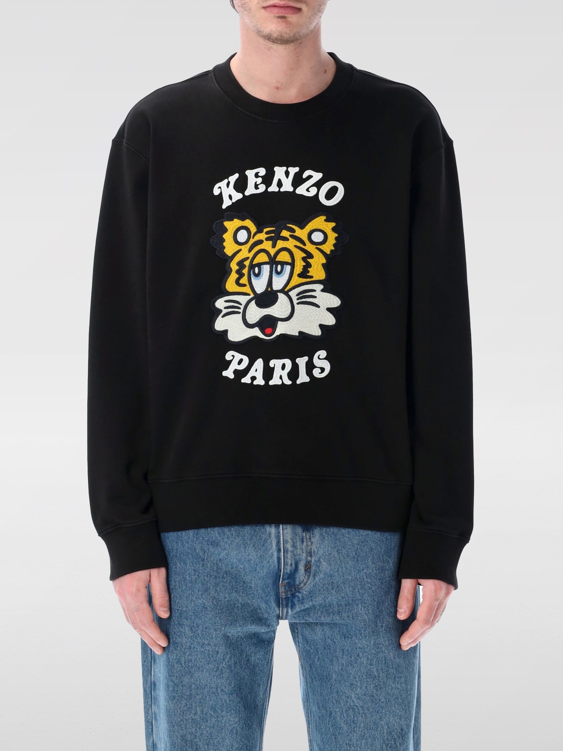 KENZO| (FF5 8SW239 4MF 94) KENZO: Sweatshirt men - Grey | Kenzo sweatshirt FF58SW2394MF