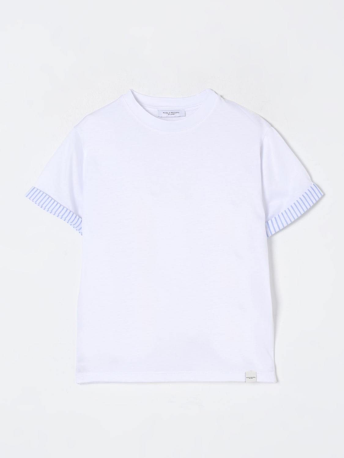 PAOLO PECORA T-SHIRT: T-shirt kids Paolo Pecora, White - Img 1
