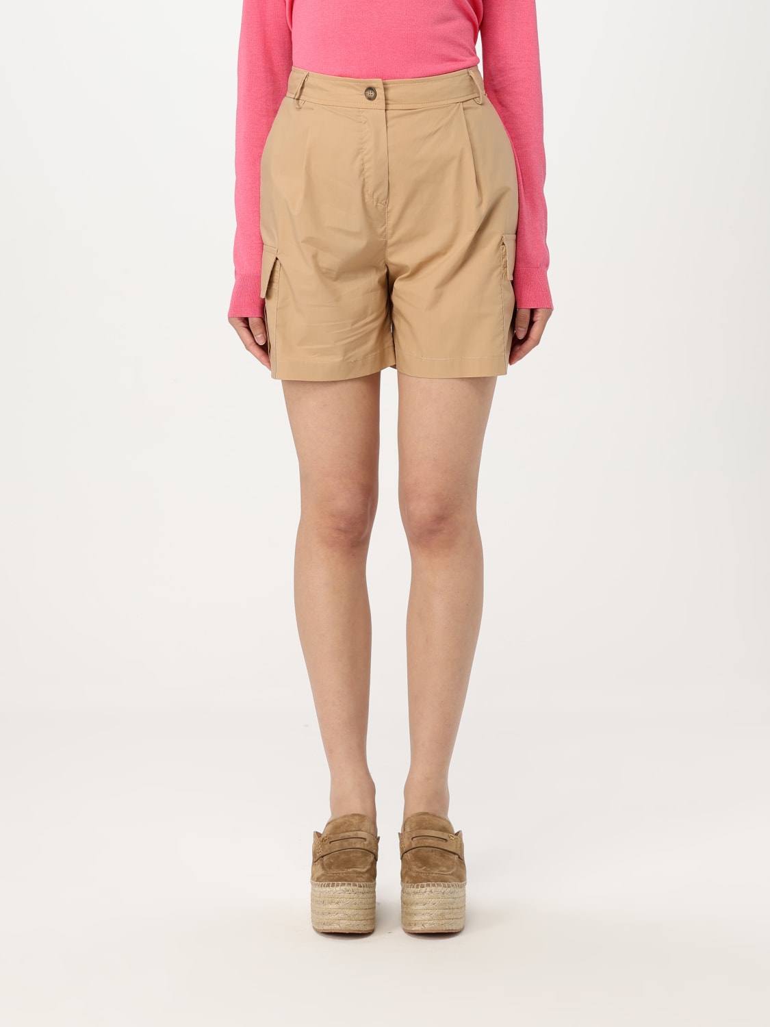 ショートパンツ KAOS Woman Short Natural QPJCO005 6026 KAOS: Short woman - Natural | Kaos short QPJCO005 online at