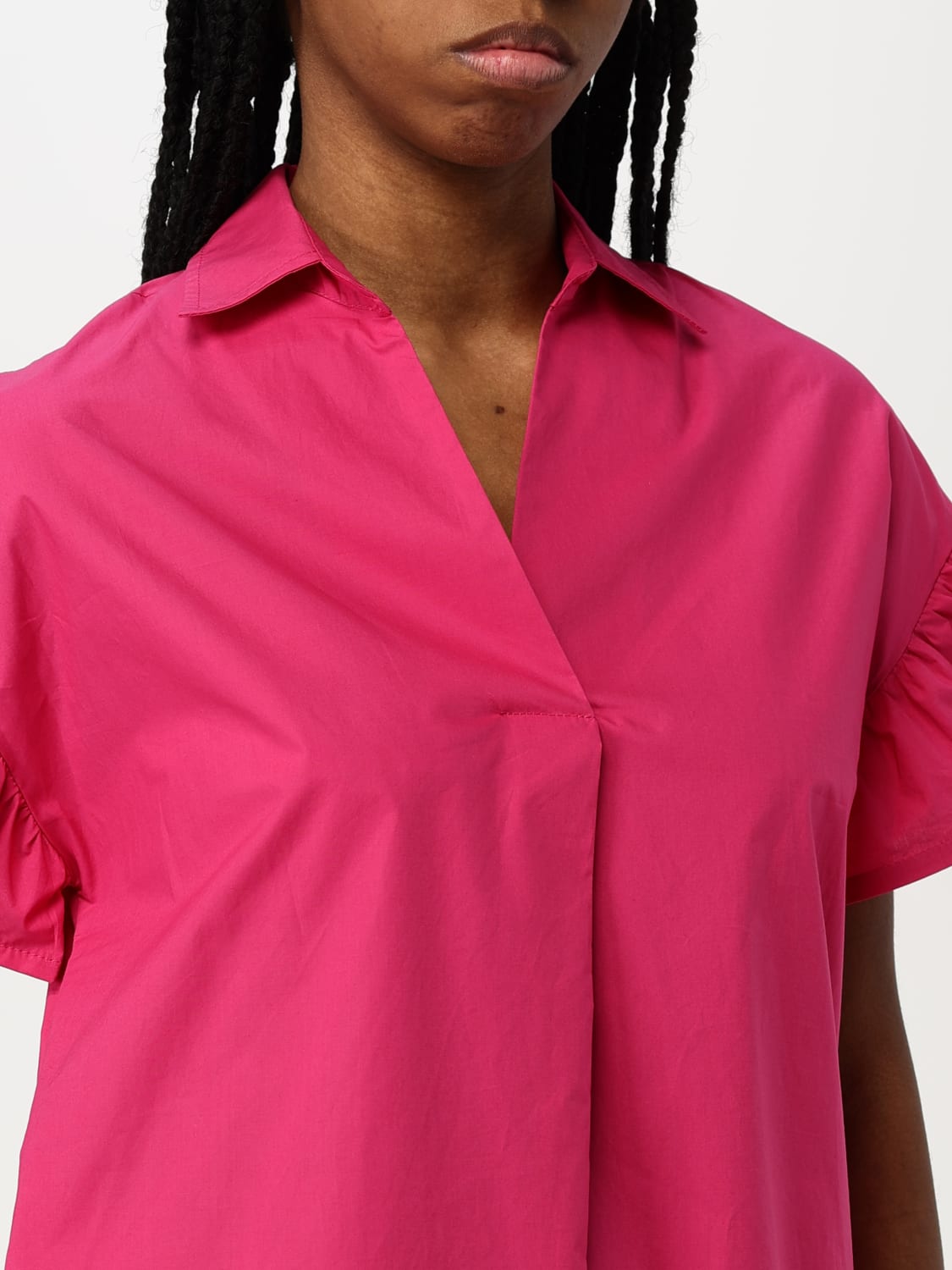 ワンピース KAOS Woman Dress Fuchsia QPJLE018 4015 KAOS: Dress woman - Fuchsia | Kaos dress QPJLE018 online at